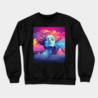 Vaporwave Retrowave Lofi 90's Pantone B Crewneck Sweatshirt